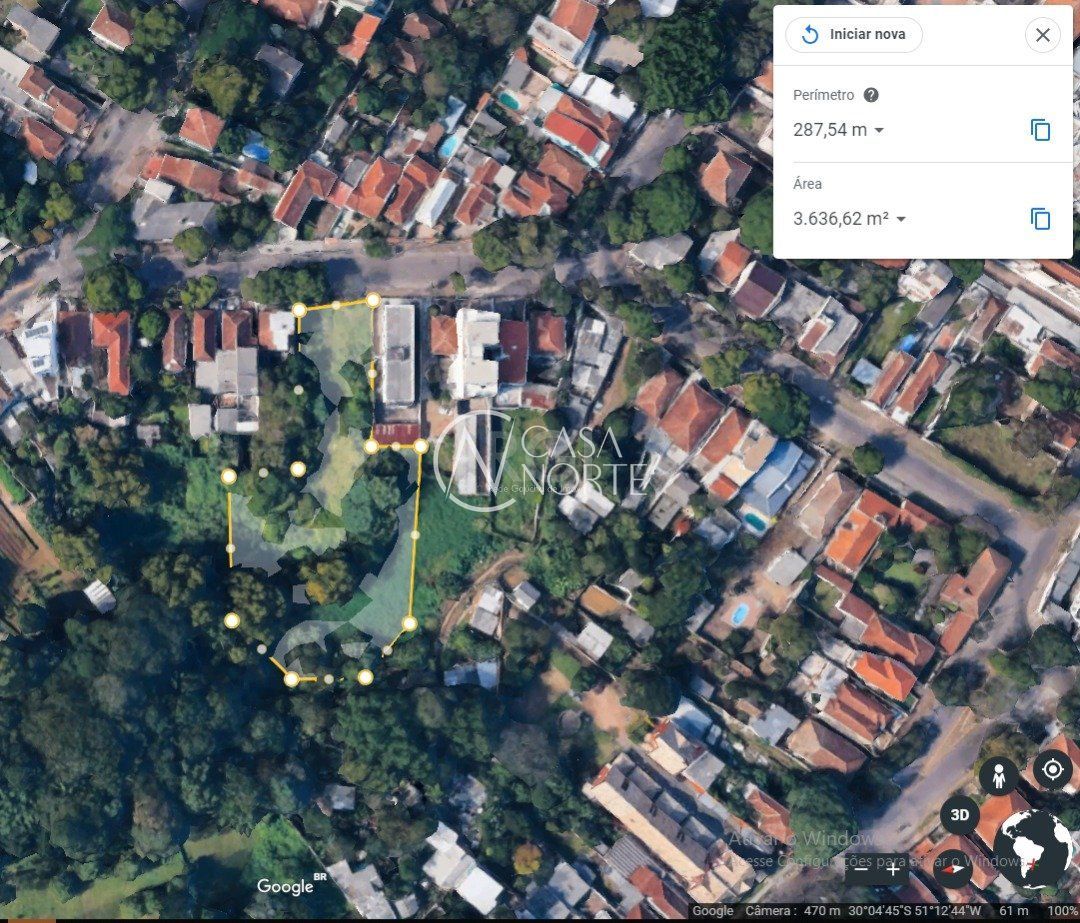 Terreno à venda  com 11460m², Rua Professor Clemente Pinto no bairro Medianeira em Porto Alegre