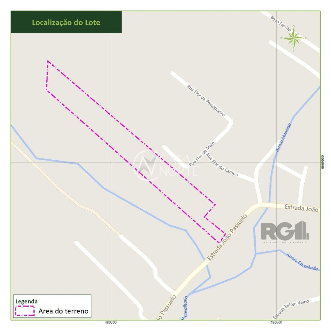Terreno à venda  com 19784m², Estrada João Passuelo no bairro Vila Nova em Porto Alegre