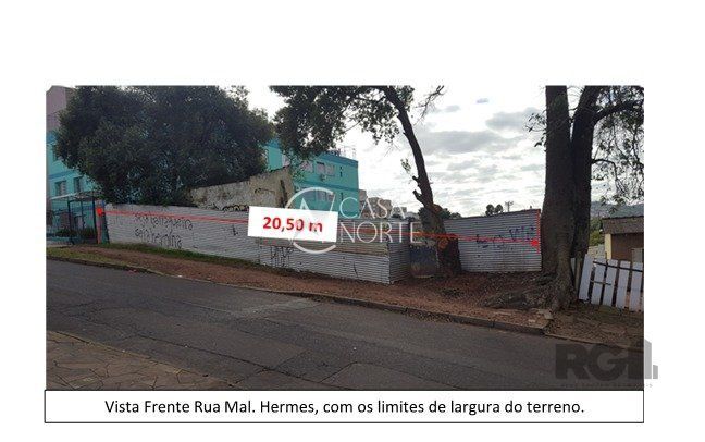 Terreno à venda  com 902m², Rua Marechal Hermes no bairro Camaquã em Porto Alegre