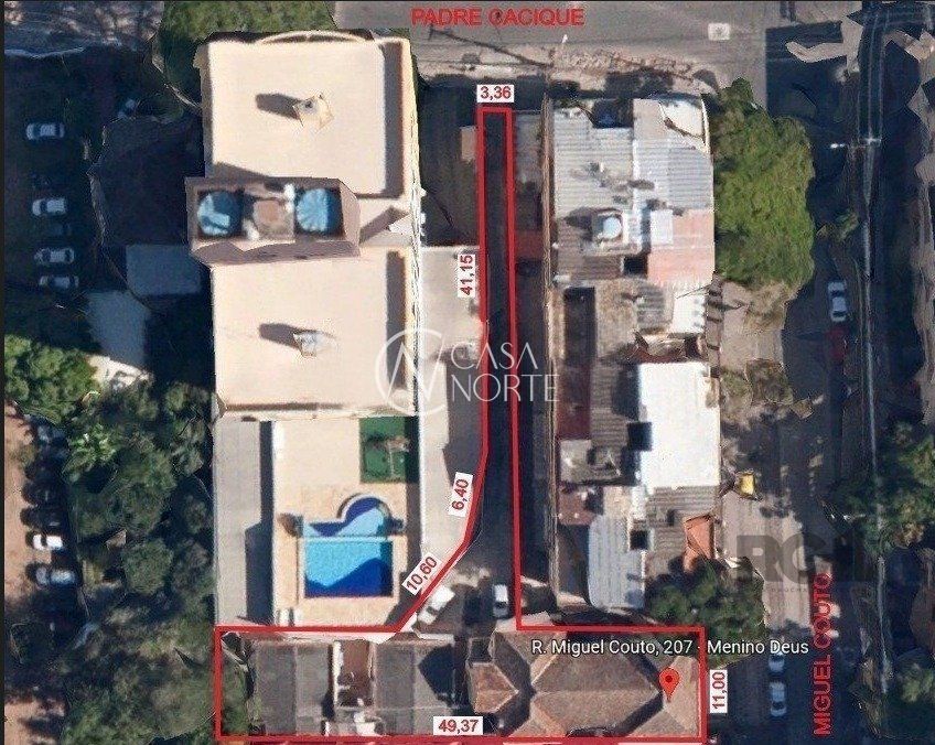 Terreno à venda  com 195m², Avenida Padre Cacique no bairro Praia de Belas em Porto Alegre