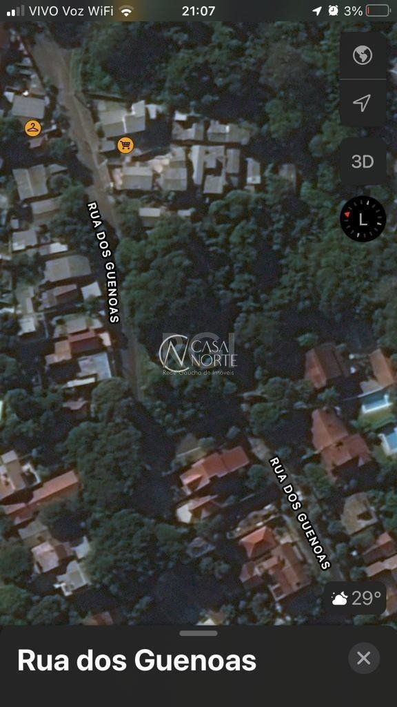 Terreno à venda  com 3354m², Rua dos Guenoas no bairro Guarujá em Porto Alegre