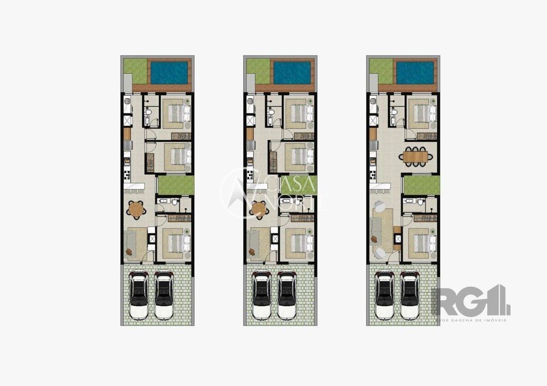 Casa à venda com 3 quartos, 120m², 1 suíte, 2 vagas, Rua Lucindo Antônio Bottin no bairro Hípica em Porto Alegre