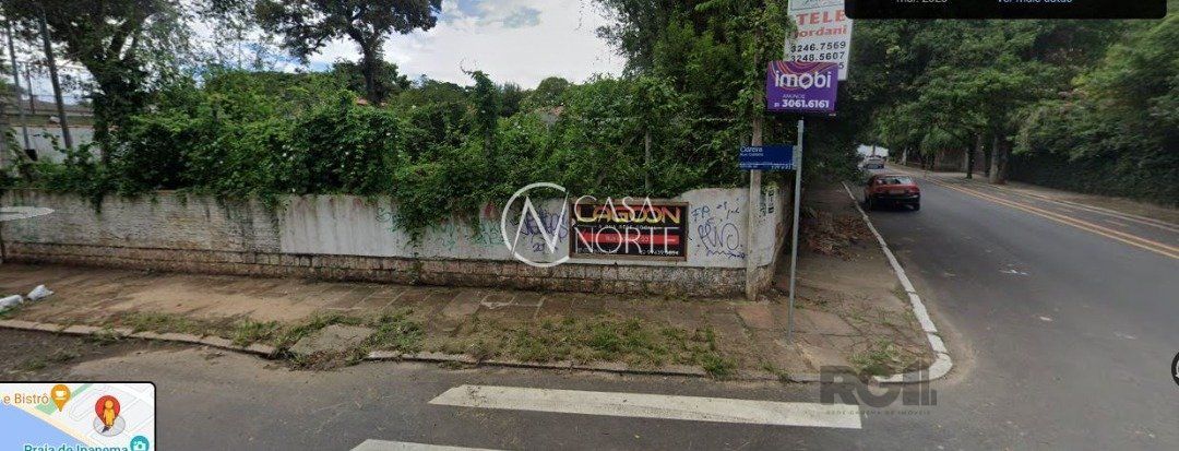 Terreno à venda  com 600m², Rua Cidreira no bairro Ipanema em Porto Alegre
