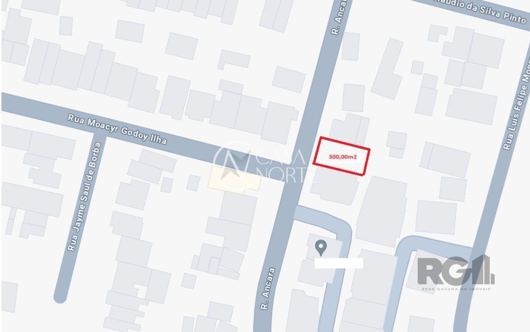 Terreno à venda  com 300m², Rua Ancara no bairro Espírito Santo em Porto Alegre