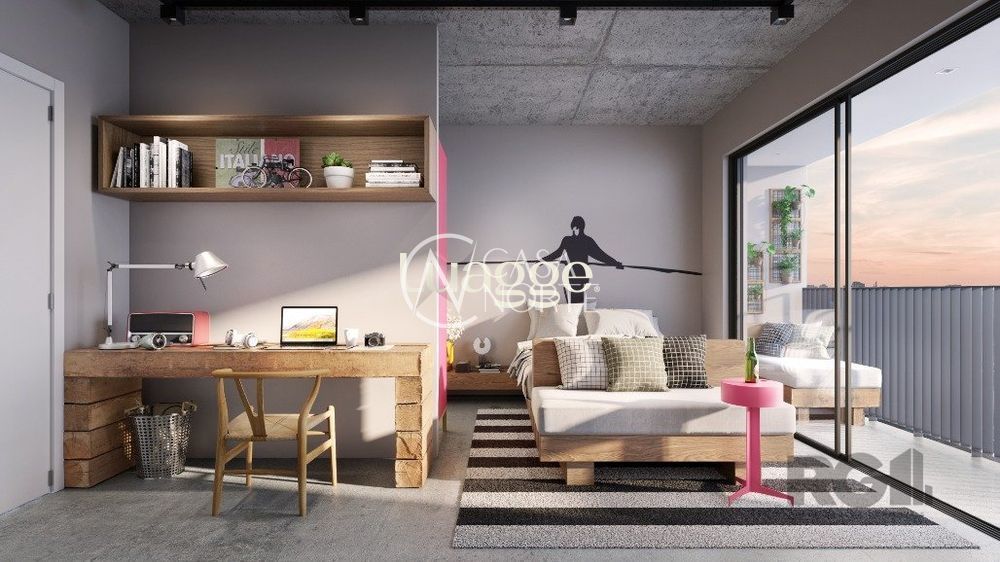 Loft à venda com 1 quarto, 17m², 1 suíte, 1 vaga, Rua Almirante Tamandaré no bairro Floresta em Porto Alegre