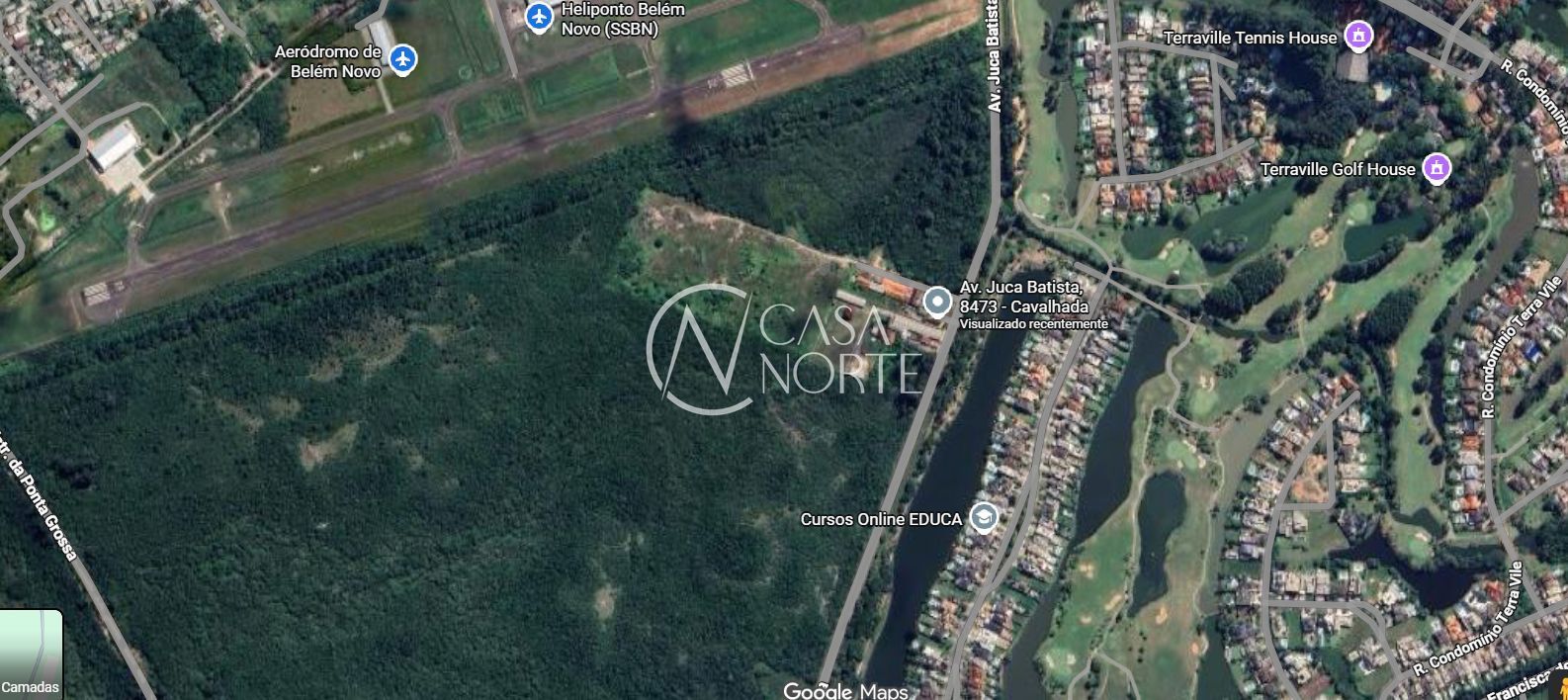 Terreno à venda  com 2025m², Avenida Juca Batista no bairro Ponta Grossa em Porto Alegre