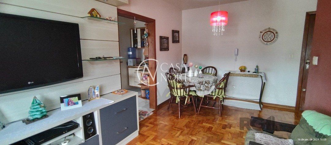 Apartamento à venda com 2 quartos, 64m², 1 vaga, Rua Upamaroti no bairro Cristal em Porto Alegre