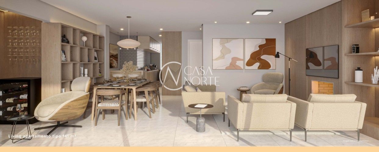 Apartamento à venda com 3 quartos, 141m², 3 suítes, 2 vagas, Rua José Gomes no bairro Tristeza em Porto Alegre