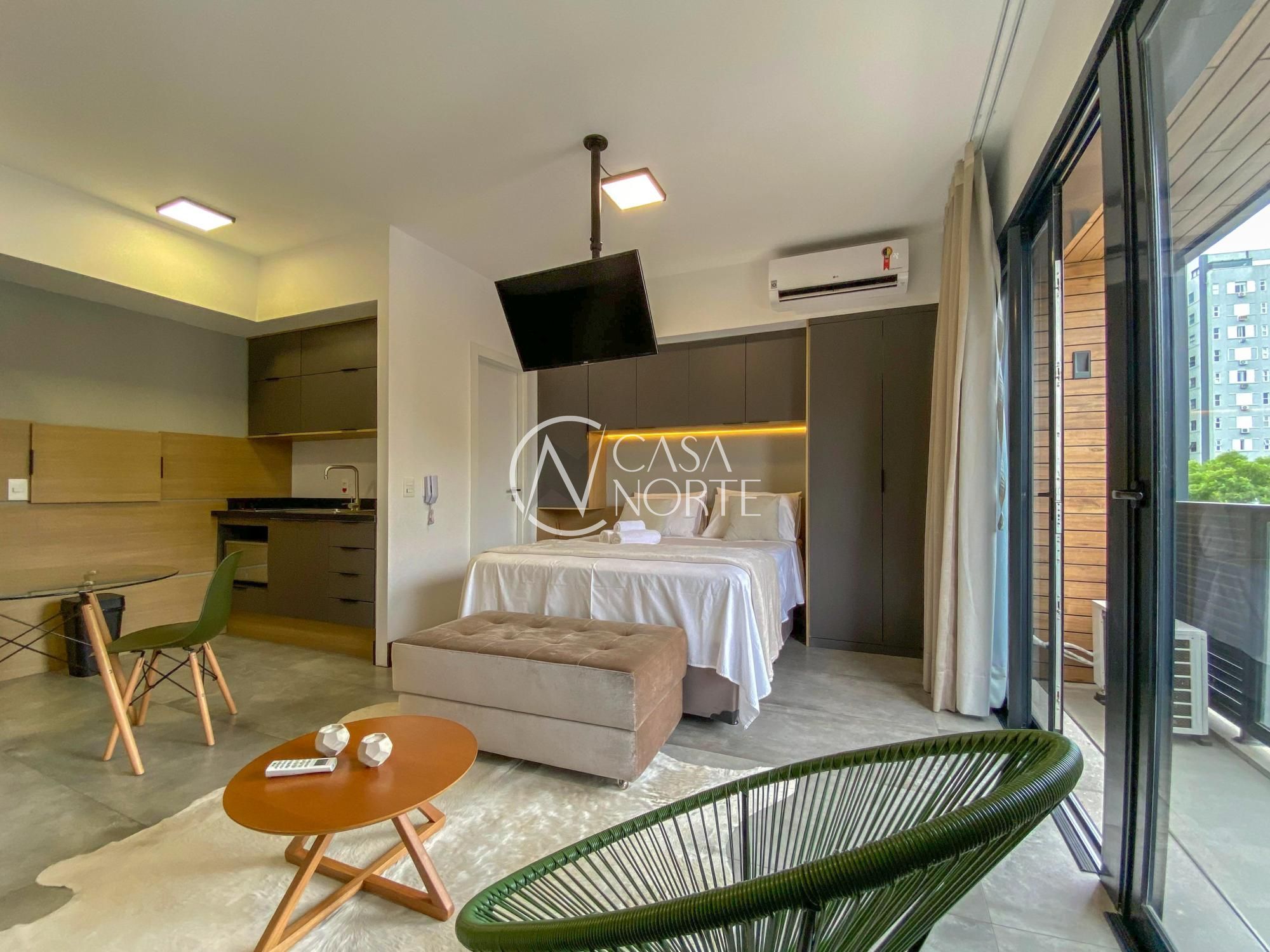 Apartamento à venda com 1 quarto, 36m², 1 suíte, 1 vaga, Rua Anita Garibaldi no bairro Boa Vista em Porto Alegre