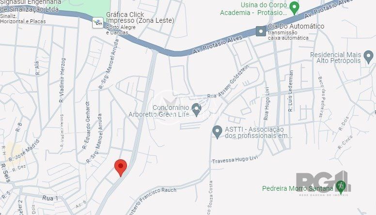 Terreno à venda  com 300m², Avenida Antônio Carvalho no bairro Jardim Carvalho em Porto Alegre