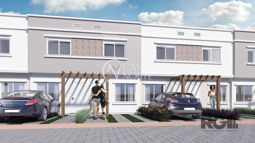 Casa de Condomínio à venda com 2 quartos, 58m², 1 vaga, Estrada Cristiano Kraemer no bairro Vila Nova em Porto Alegre