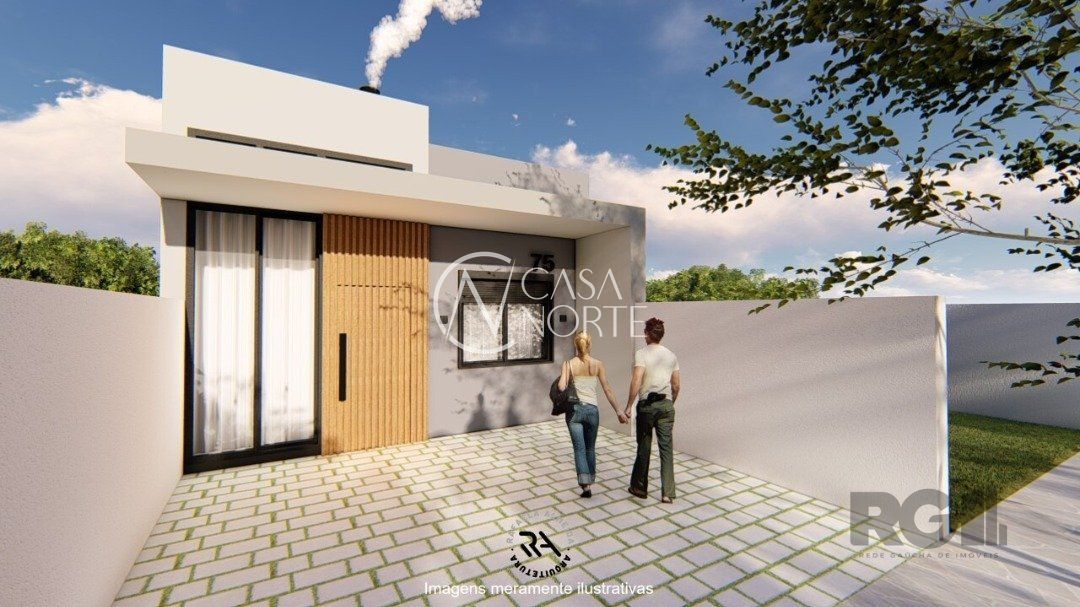 Casa à venda com 3 quartos, 120m², 1 suíte, 2 vagas, Rua Lucindo Antônio Bottin no bairro Hípica em Porto Alegre