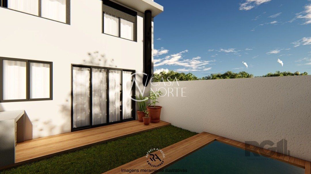 Casa à venda com 3 quartos, 120m², 1 suíte, 2 vagas, Rua Lucindo Antônio Bottin no bairro Hípica em Porto Alegre