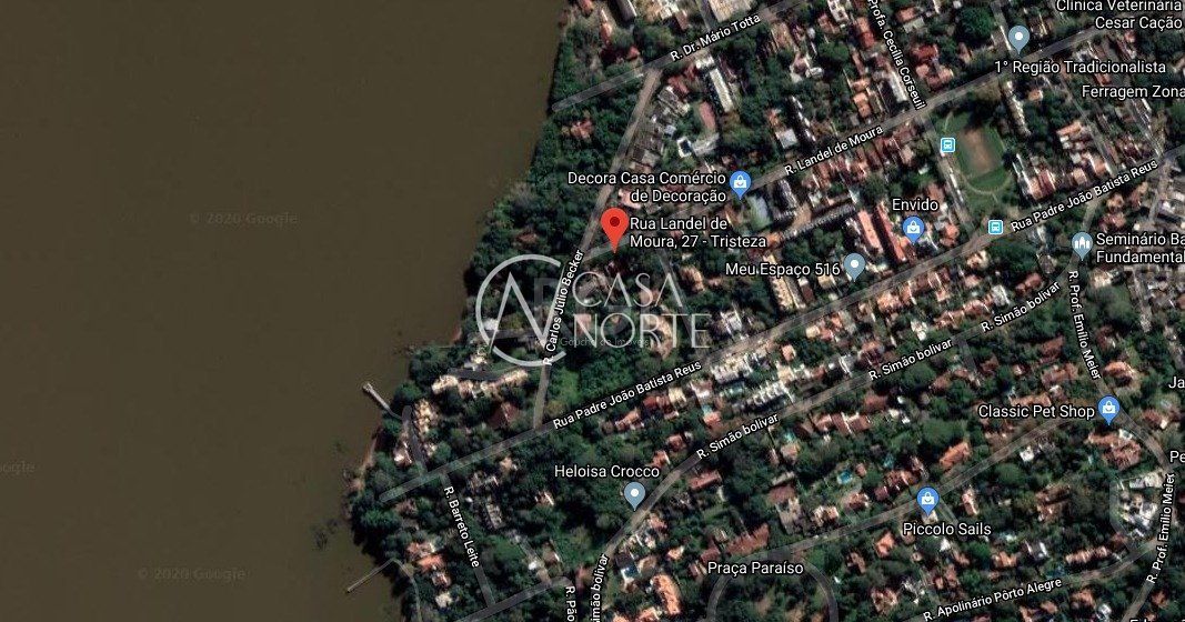 Terreno à venda  com 962m², Rua Landel de Moura no bairro Tristeza em Porto Alegre