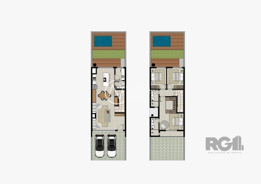 Casa à venda com 3 quartos, 120m², 1 suíte, 2 vagas, Rua Lucindo Antônio Bottin no bairro Hípica em Porto Alegre