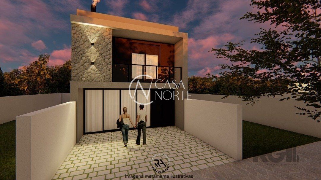 Casa à venda com 3 quartos, 120m², 1 suíte, 2 vagas, Rua Lucindo Antônio Bottin no bairro Hípica em Porto Alegre