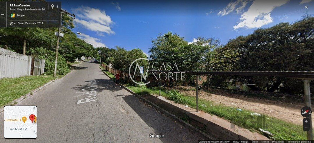 Terreno à venda  com 1599m², Rua dos Canudos no bairro Cascata em Porto Alegre
