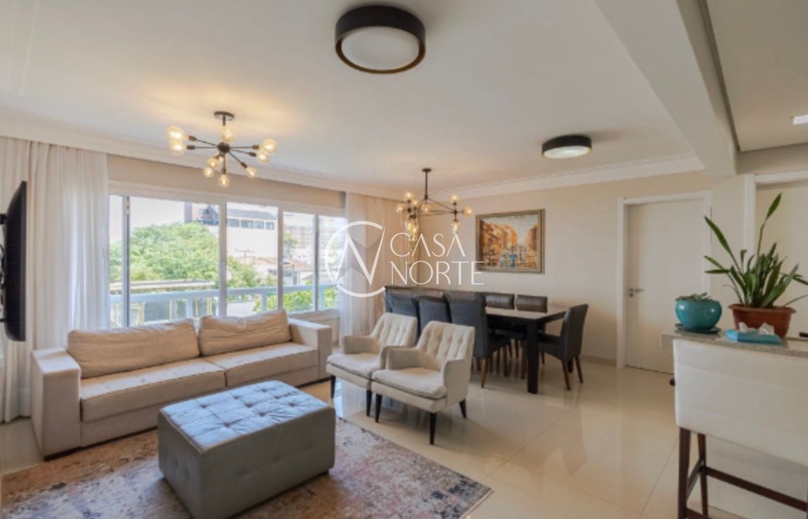 Apartamento à venda com 3 quartos, 127m², 3 suítes, 2 vagas, Rua Dona Augusta no bairro Menino Deus em Porto Alegre