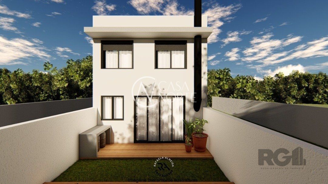 Casa à venda com 3 quartos, 120m², 1 suíte, 2 vagas, Rua Lucindo Antônio Bottin no bairro Hípica em Porto Alegre