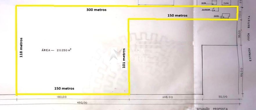 Terreno à venda  com 2025m², Avenida Juca Batista no bairro Ponta Grossa em Porto Alegre