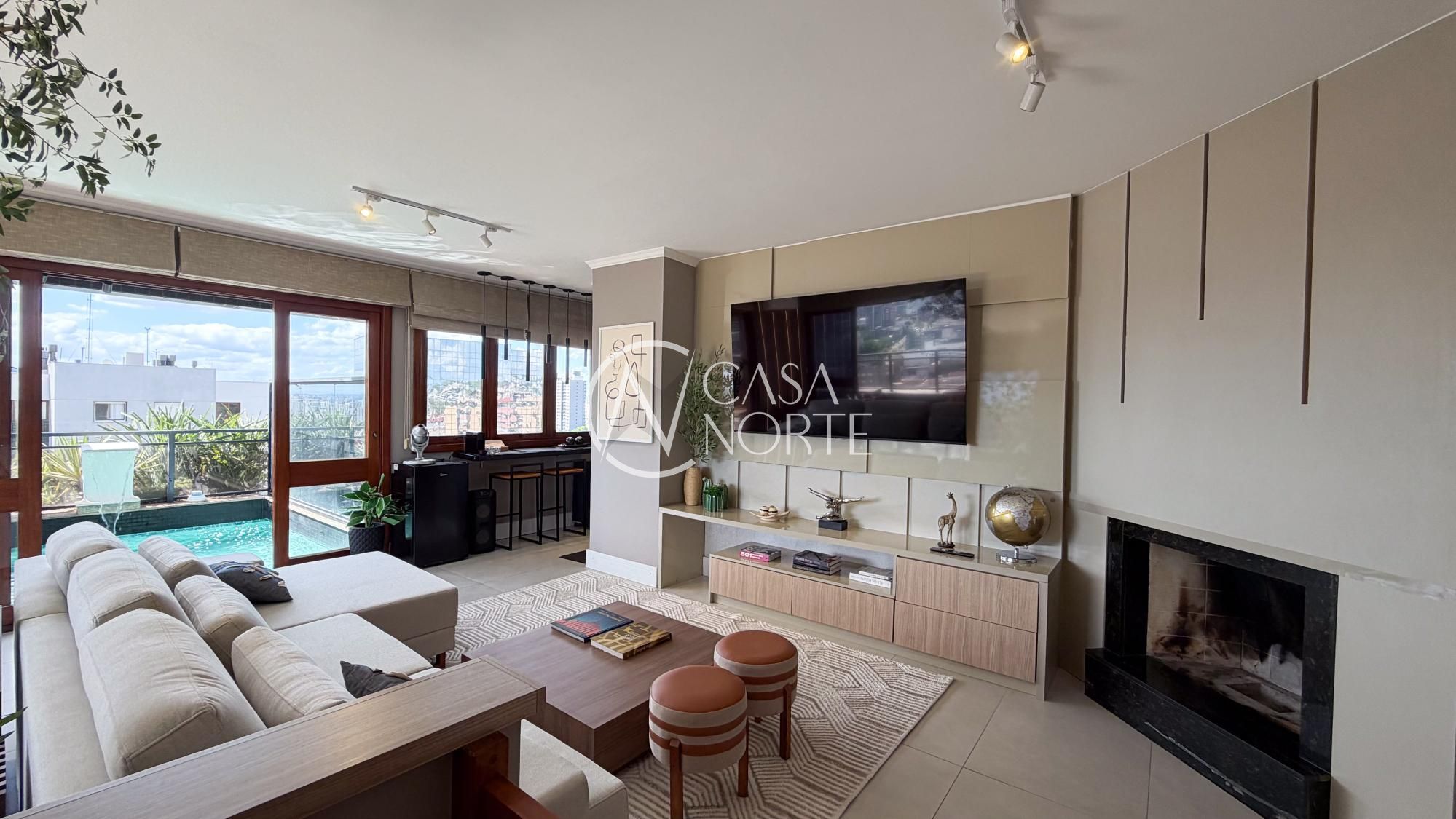 Cobertura à venda com 3 quartos, 209m², 1 suíte, 2 vagas, Rua Germano Gundlach no bairro Chácara das Pedras em Porto Alegre