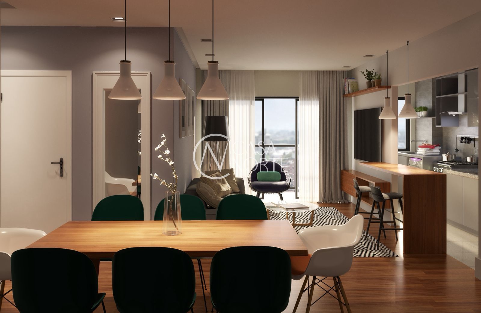 Apartamento à venda com 2 quartos, 69m², 1 suíte, 1 vaga, Casemiro de Abreu no bairro Bela Vista em Porto Alegre