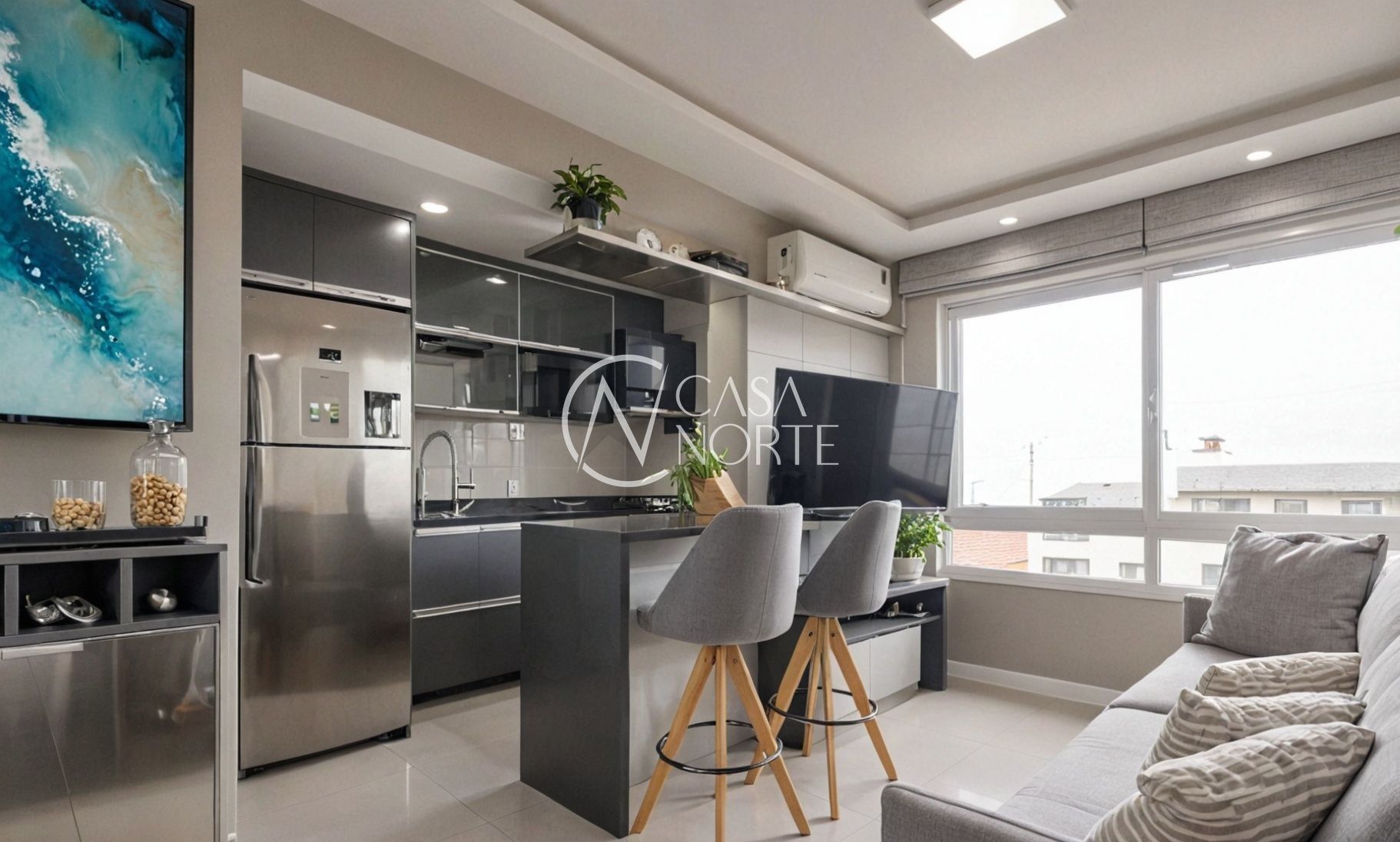 Apartamento à venda com 2 quartos, 55m², 1 suíte, 2 vagas, Rua Professor Cristiano Fischer no bairro Petrópolis em Porto Alegre