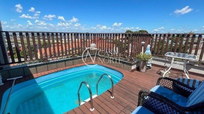 Cobertura à venda com 1 quarto, 111m², 1 suíte, Avenida Jacuí no bairro Cristal em Porto Alegre