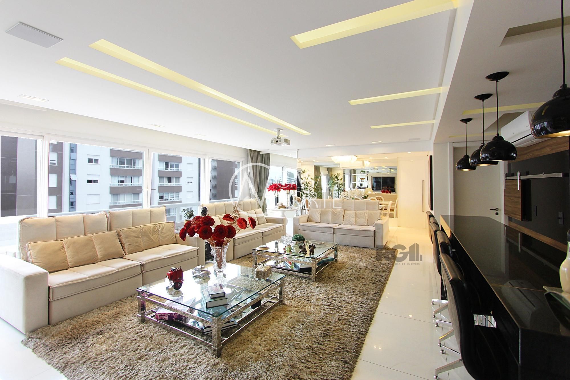 Apartamento à venda com 3 quartos, 159m², 3 suítes, 3 vagas, Rua Dona Augusta no bairro Menino Deus em Porto Alegre