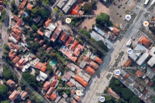 Terreno à venda  com 605m², Avenida Teresópolis no bairro Teresópolis em Porto Alegre