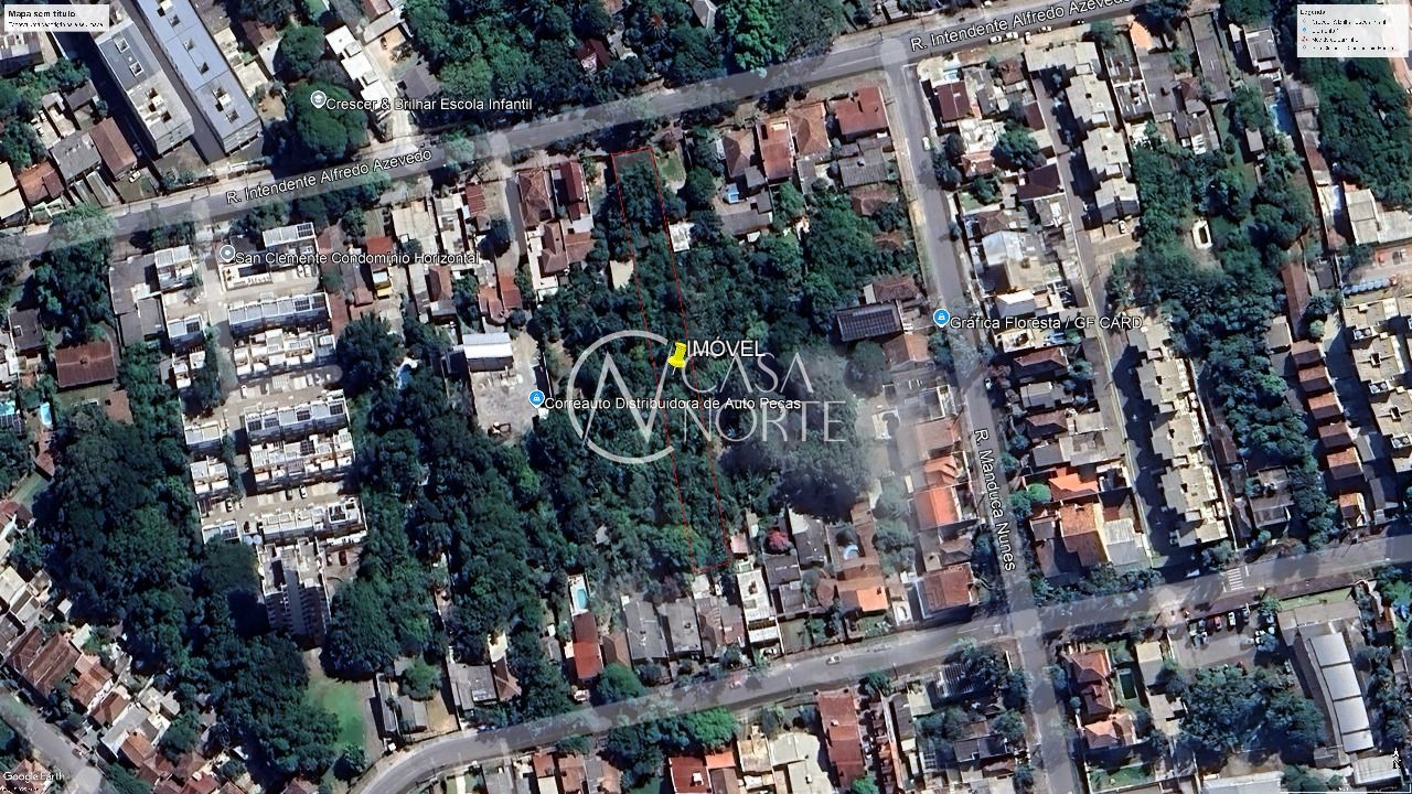 Terreno à venda  com 2123m², Rua Intendente Alfredo Azevedo no bairro Glória em Porto Alegre