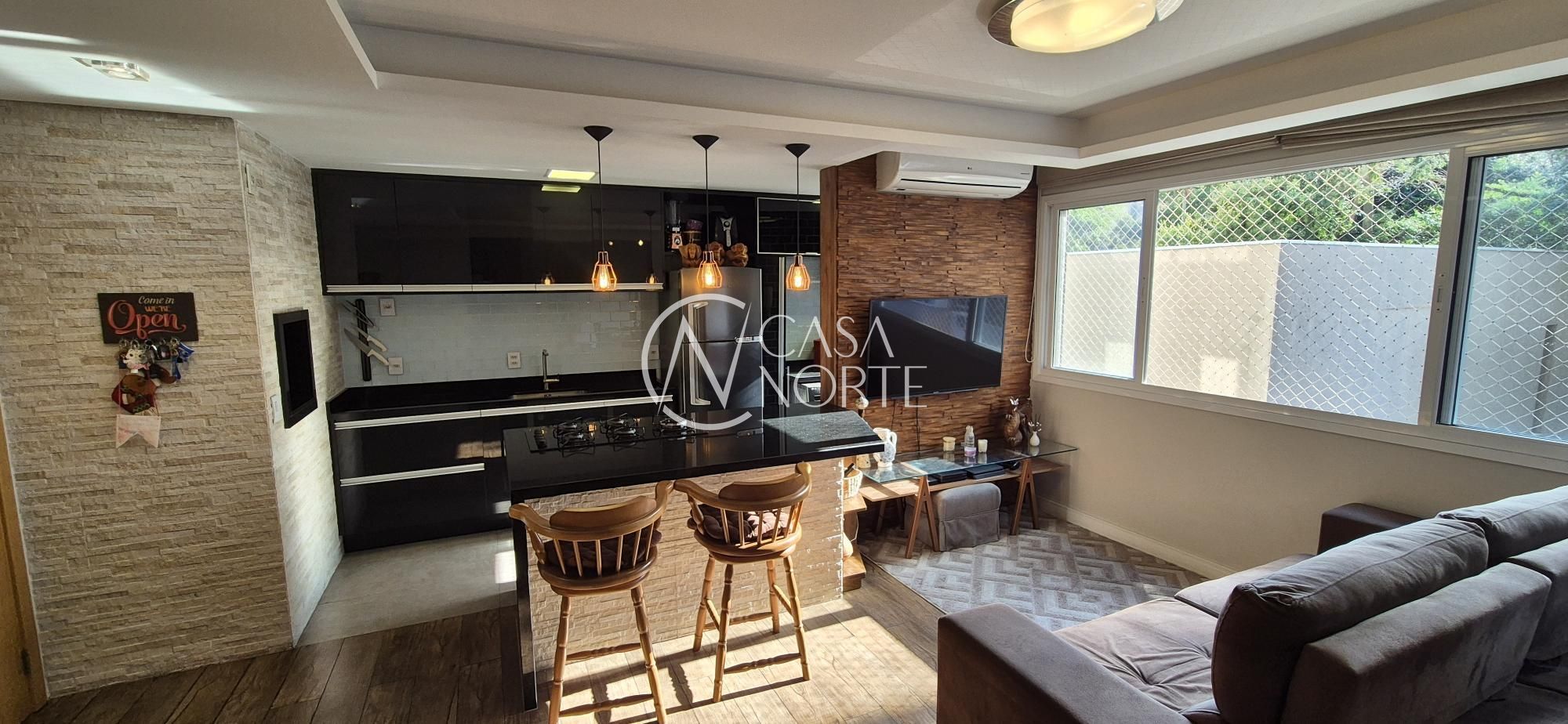 Apartamento à venda com 2 quartos, 73m², 1 suíte, 1 vaga, Rua Dário Totta no bairro Teresópolis em Porto Alegre