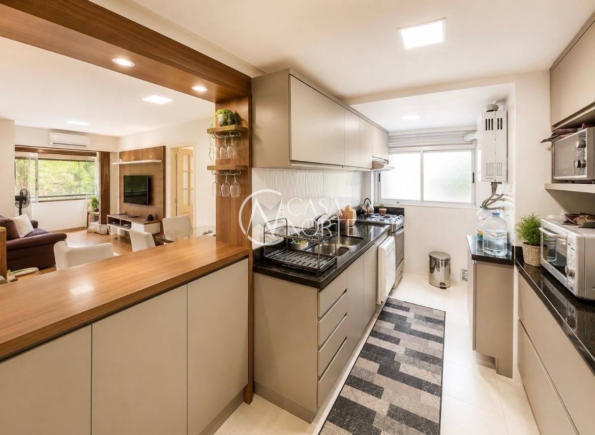 Apartamento à venda com 3 quartos, 84m², 1 suíte, 1 vaga, Rua Plácido de Castro no bairro Santana em Porto Alegre