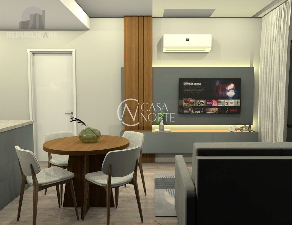 Apartamento à venda com 1 quarto, 48m², 1 suíte, 1 vaga, Da República no bairro Cidade Baixa em Porto Alegre