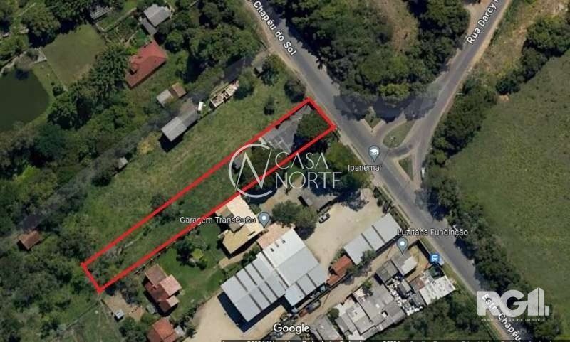 Terreno à venda  com 3517m², Estrada Chapéu do Sol no bairro Chapéu do Sol em Porto Alegre