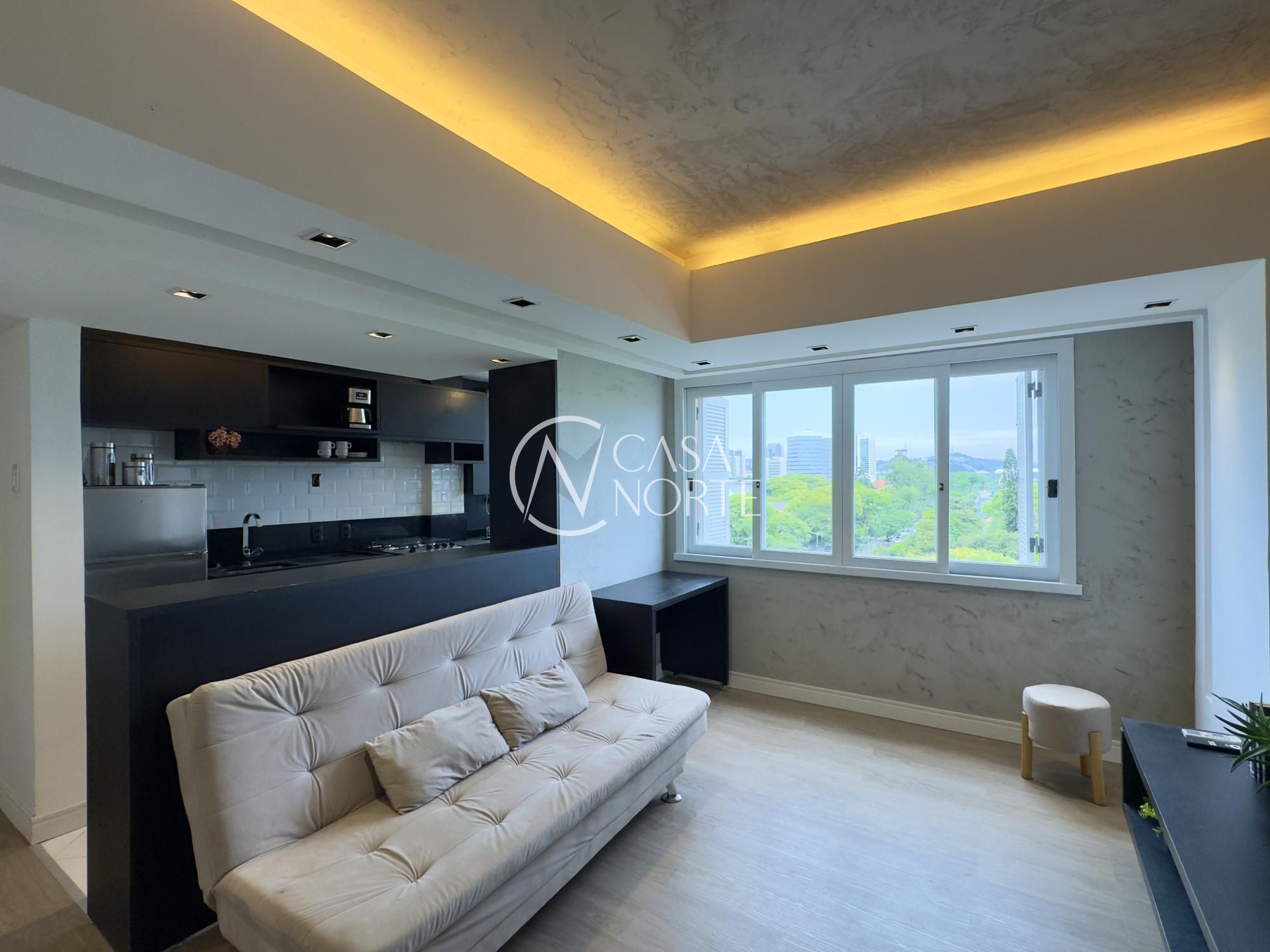 Apartamento à venda com 1 quarto, 48m², 1 vaga, Rua Washington Luiz no bairro Centro Histórico em Porto Alegre