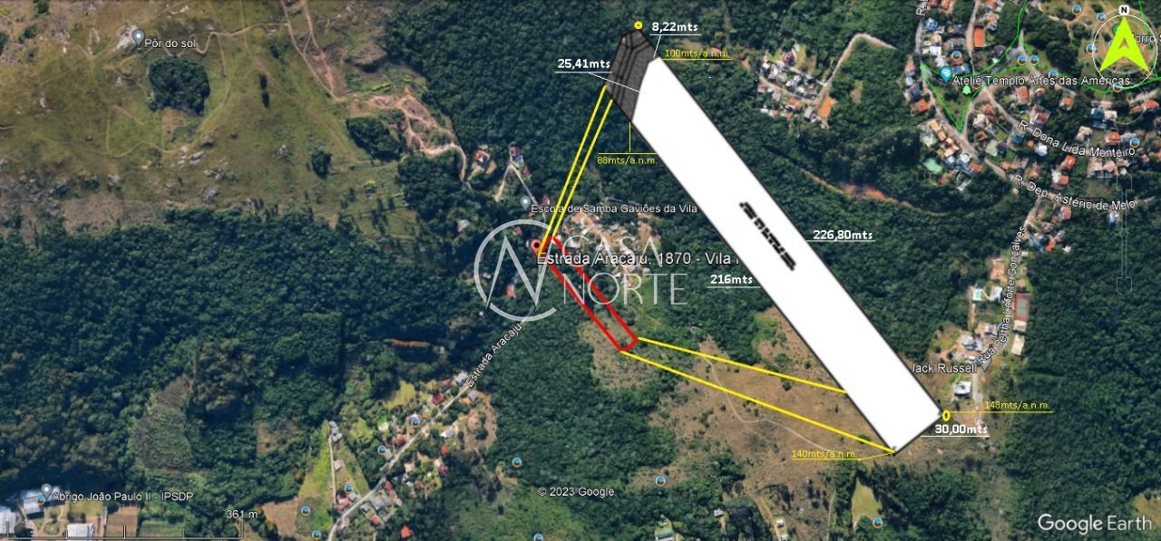 Terreno à venda  com 5m², Estrada Aracaju no bairro Vila Nova em Porto Alegre