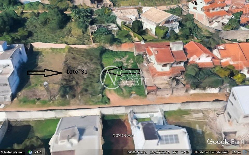 Terreno à venda  com 309m², Rua Adriano Pereira da Silva no bairro Vila Nova em Porto Alegre
