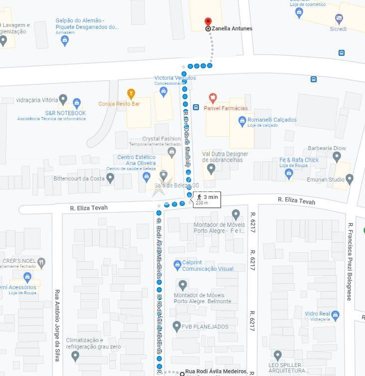 Terreno à venda  com 125m², Rua Rodi Avila Medeiros no bairro Hípica em Porto Alegre