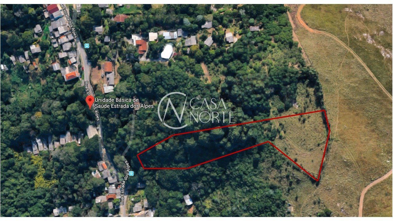 Terreno à venda  com 9187m², Estrada dos Alpes no bairro Cascata em Porto Alegre