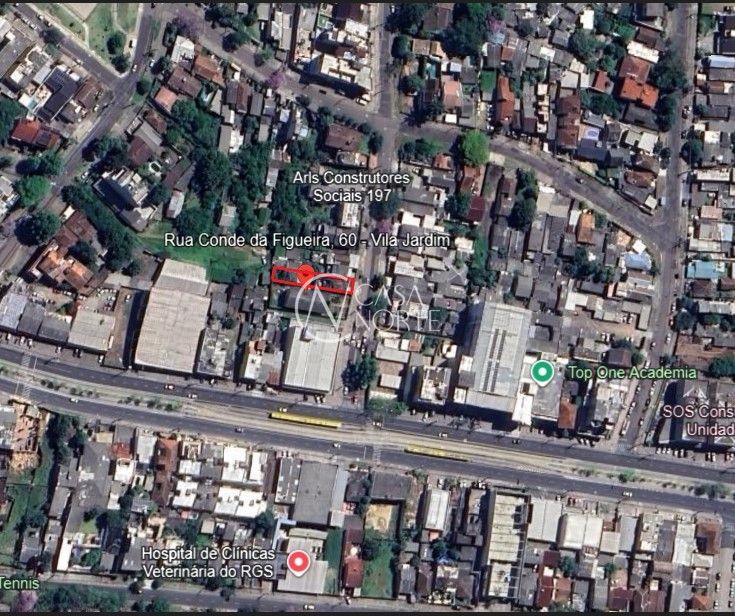 Terreno à venda  com 290m², Rua Conde da Figueira no bairro Vila Jardim em Porto Alegre