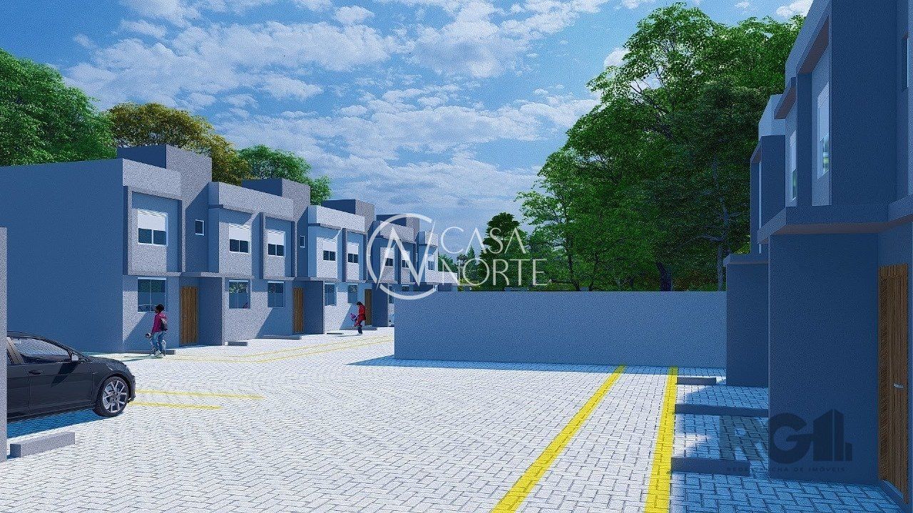 Casa de Condomínio à venda com 2 quartos, 56m², 1 vaga, Rua Miguel Ascoleze no bairro Vila Nova em Porto Alegre