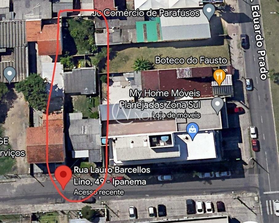 Terreno à venda  com 600m², Rua Lauro Barcellos Lino no bairro Ipanema em Porto Alegre