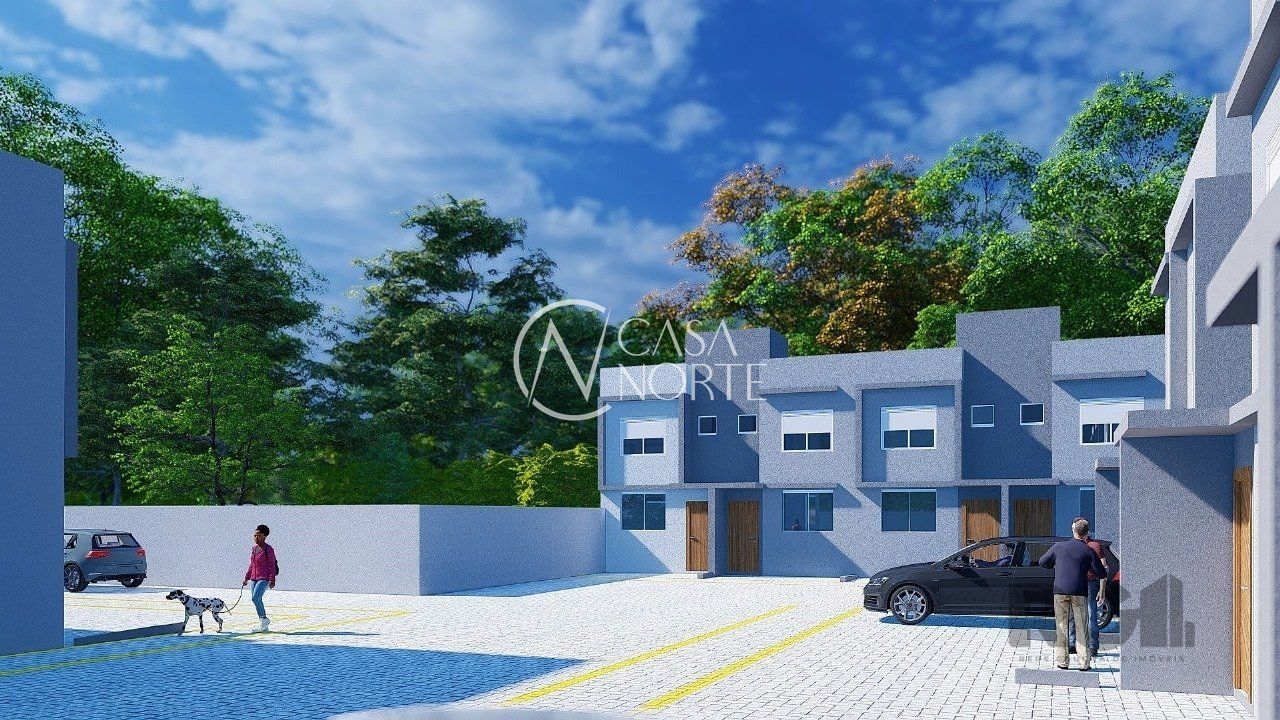 Casa de Condomínio à venda com 2 quartos, 56m², 1 vaga, Rua Miguel Ascoleze no bairro Vila Nova em Porto Alegre