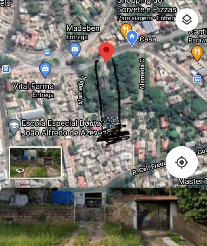 Terreno à venda  com 1170m², Estrada Cristiano Kraemer no bairro Vila Nova em Porto Alegre