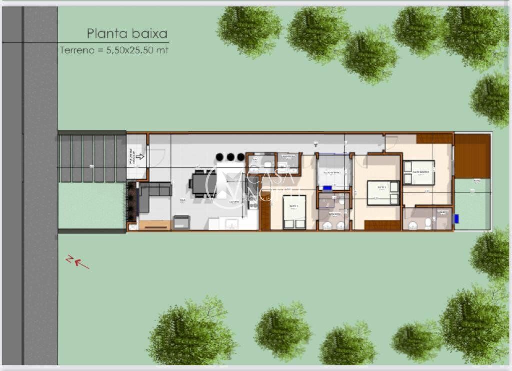 Casa à venda com 3 quartos, 83m², 3 suítes, 2 vagas, Rua Francisco Mattos Terres no bairro Aberta dos Morros em Porto Alegre