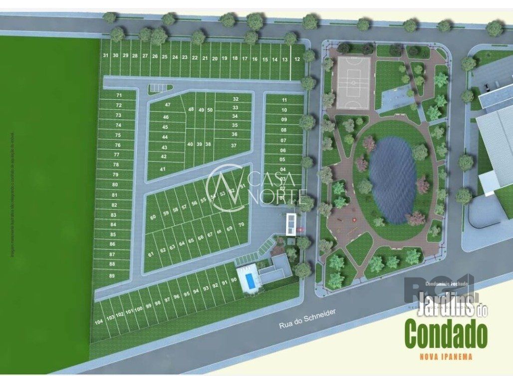 Terreno à venda  com 132m², Rua Lucindo Antônio Bottin no bairro Hípica em Porto Alegre