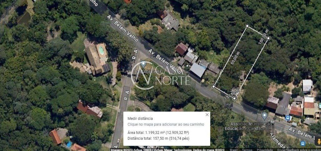 Terreno à venda  com 1188m², Avenida Belém Velho no bairro Vila Nova em Porto Alegre