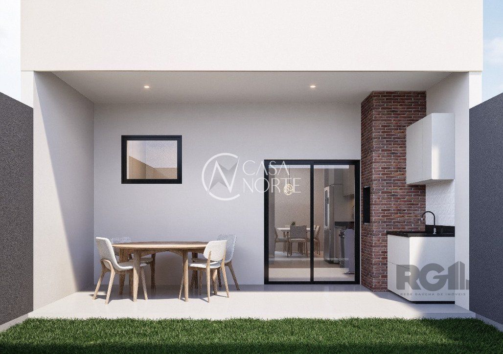 Casa de Condomínio à venda com 3 quartos, 107m², 1 suíte, 1 vaga, Estrada Jorge Pereira Nunes no bairro Campo Novo em Porto Alegre