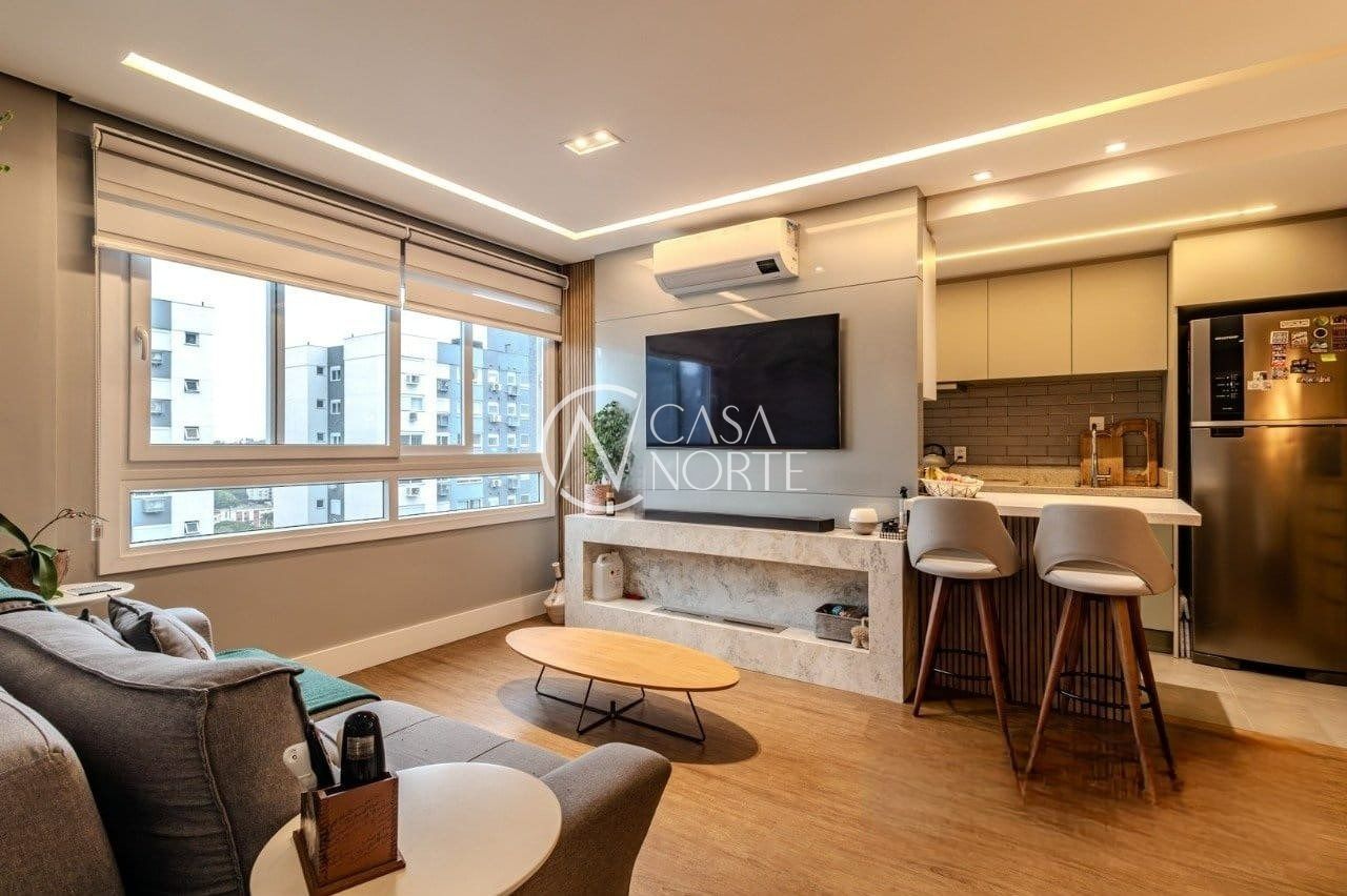 Apartamento à venda com 2 quartos, 56m², 1 suíte, 2 vagas, Rua Jerônymo Zelmanovitz no bairro São Sebastião em Porto Alegre